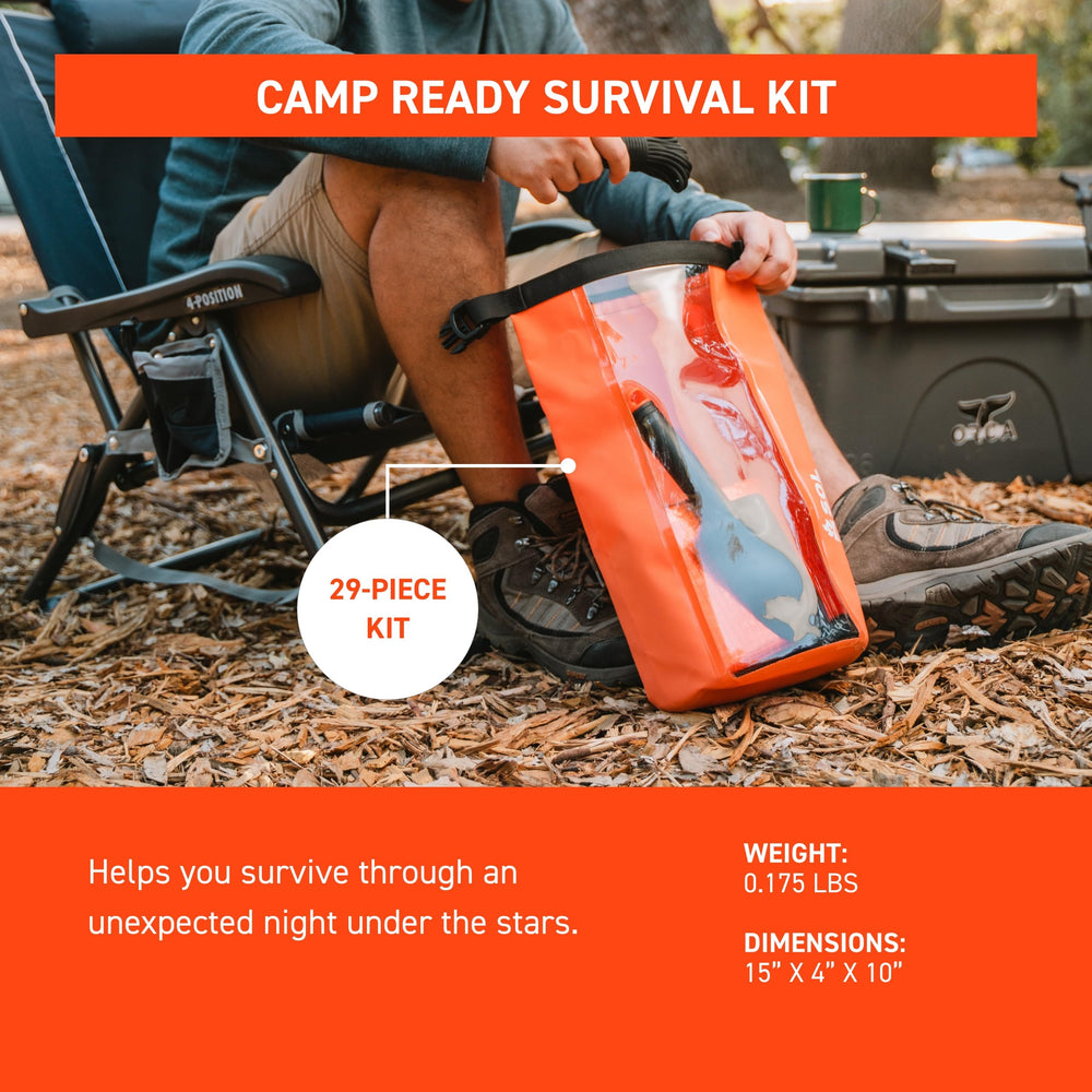 S.O.L Camp Ready emergency LED headlamp illuminates late night tasks safely