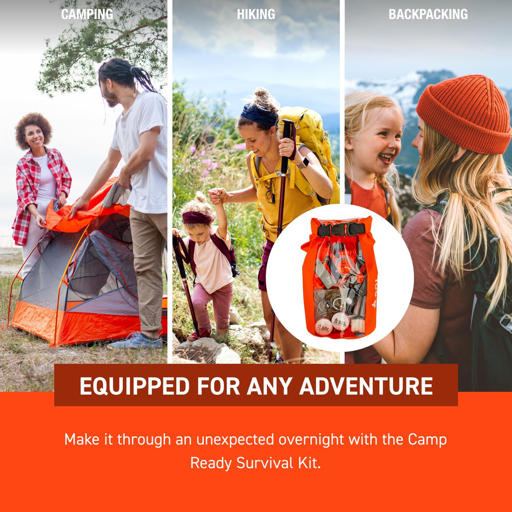 S.O.L Camp Ready kit compact design for organized packing and quick access