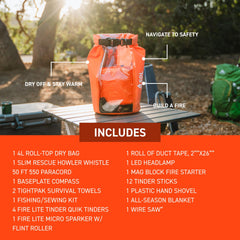 S.O.L TightPak towels and All Season Blanket keep you dry and warm