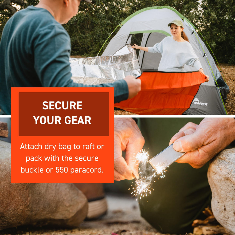 S.O.L Wire saw and camp shovel support easy fire-building and pit prep