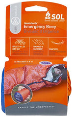 SOL emergency bivvy with 90% heat reflectivity helps retain warmth outdoors.