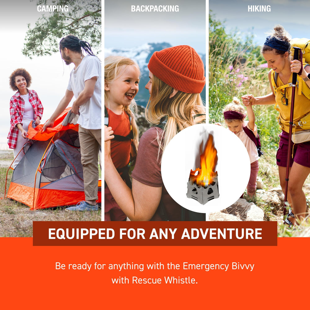S.O.L. Emergency Bivvy tear-resistant-fabric endures rugged outdoor use.