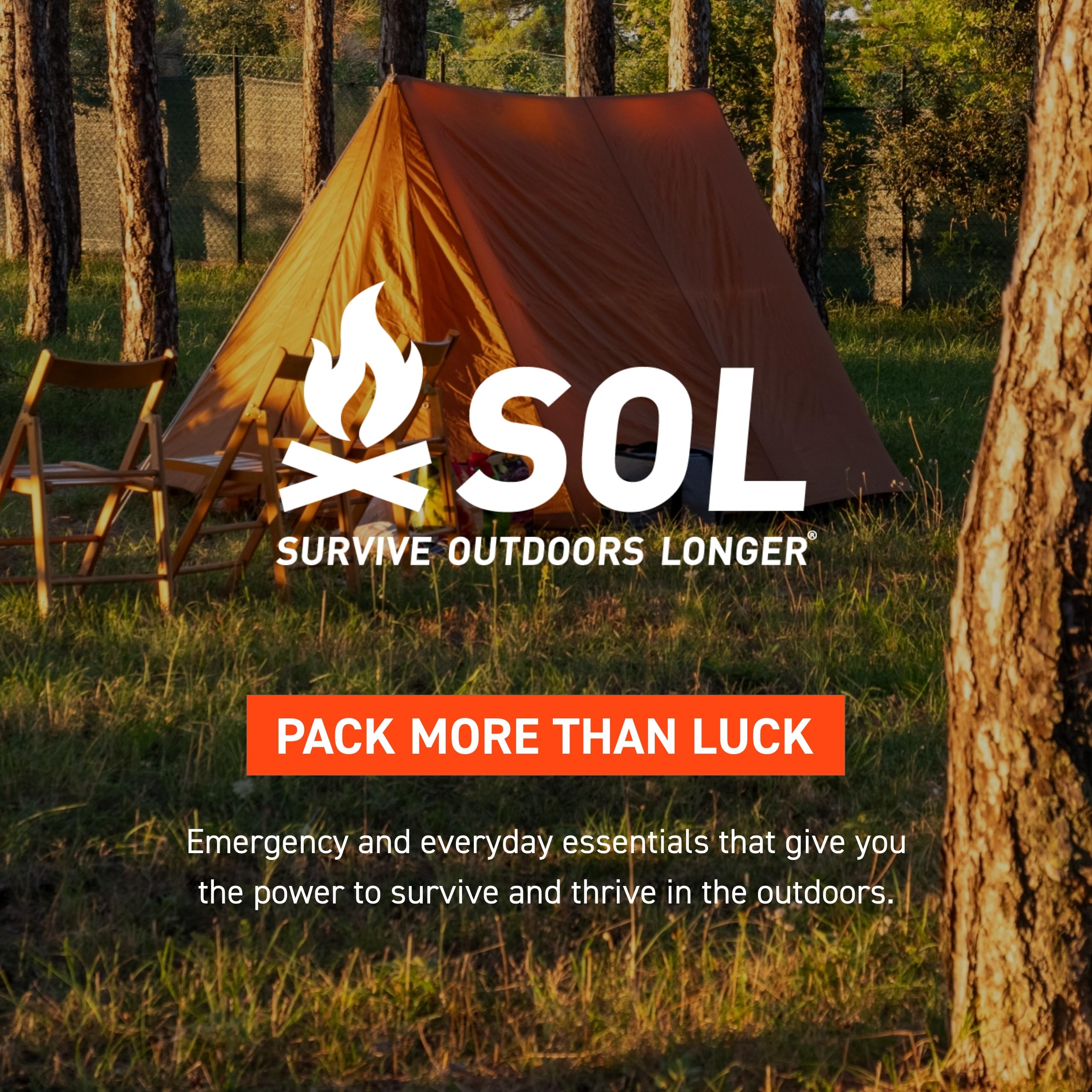 S.O.L. Emergency Bivvy ultra-quiet-material keeps noise low during movement.