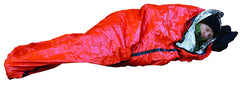 SOL emergency bivvy waterproof windproof seams protect from rain and cold.