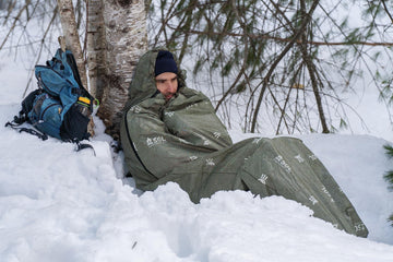 Tear-resistant material of SOL Escape Bivvy demonstrated