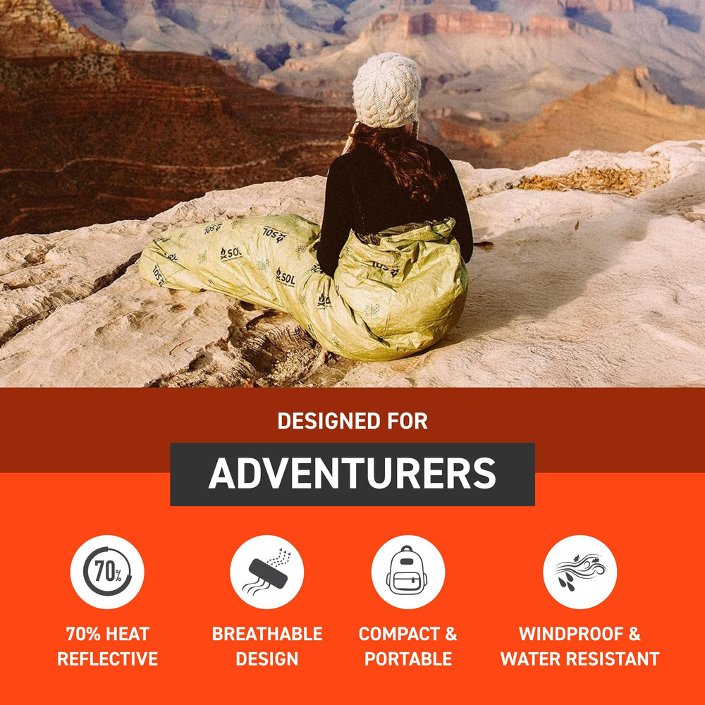 SOL Escape Bivvy packed and compact for gear