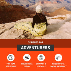 SOL Escape Bivvy packed and compact for gear