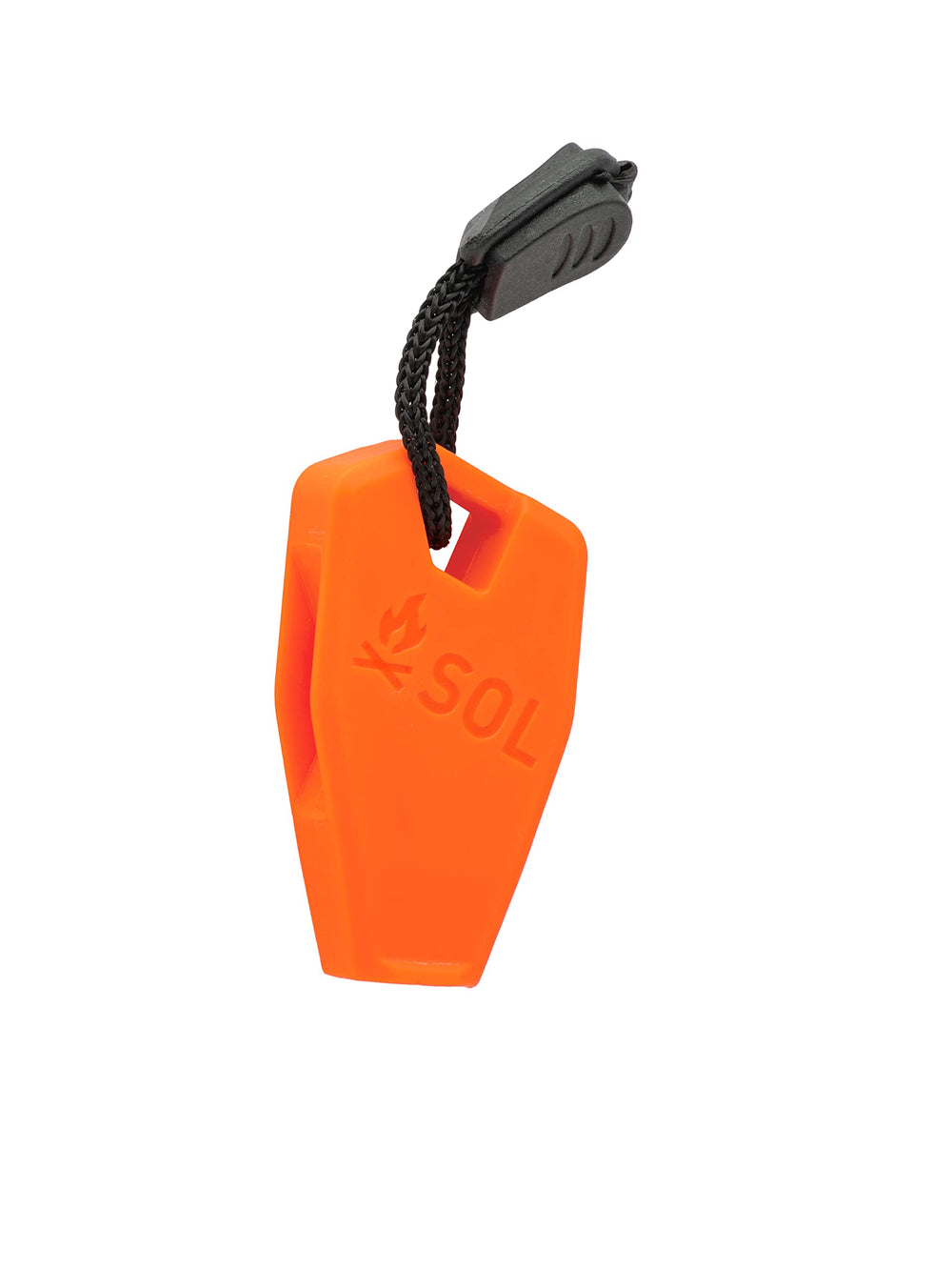 The SOL Rescue Whistle includes a lanyard attachment for quick reach.
