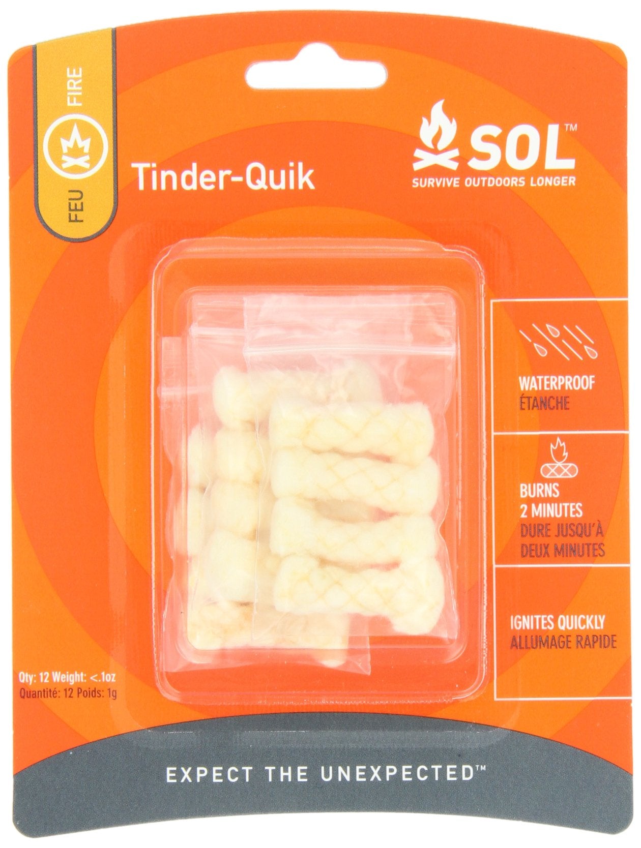 Compact folded S.O.L. Heatsheet blanket for easy storage