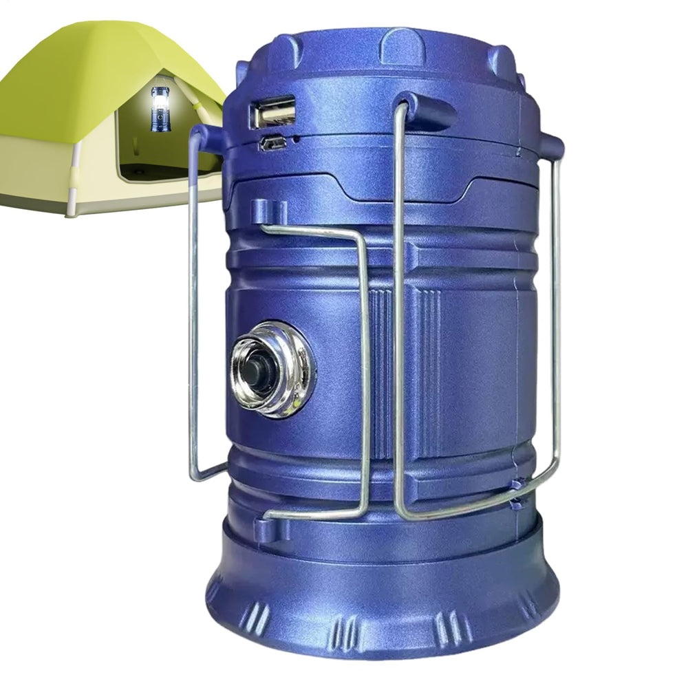 Solar Camping Lantern solar charging demonstrates eco-friendly power on the go.