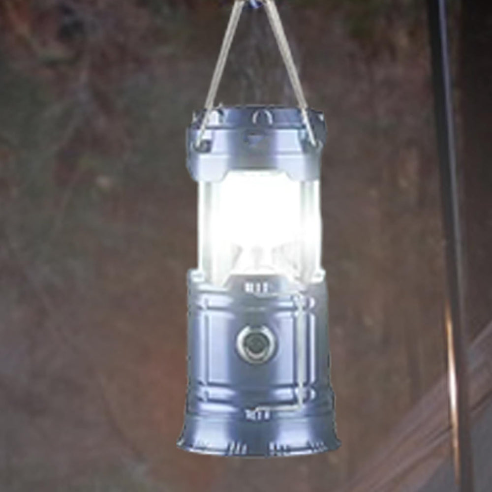Solar Camping Lantern three modes support camping, portable, and search tasks.