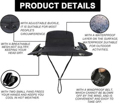 Wide 5-inch brim with UPF50+ sun protection in sun