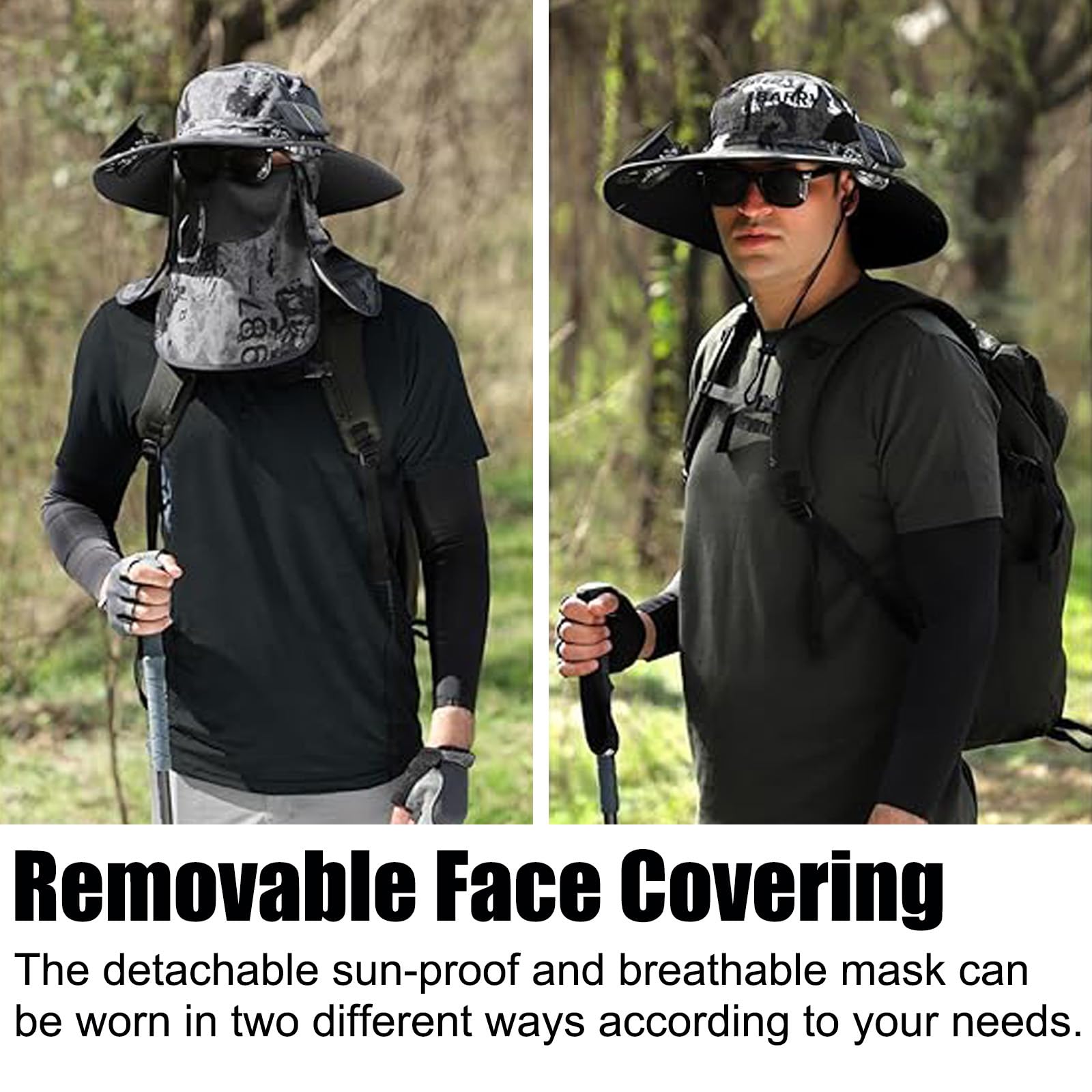 Waterproof shell of outdoor Solar Fan Hat