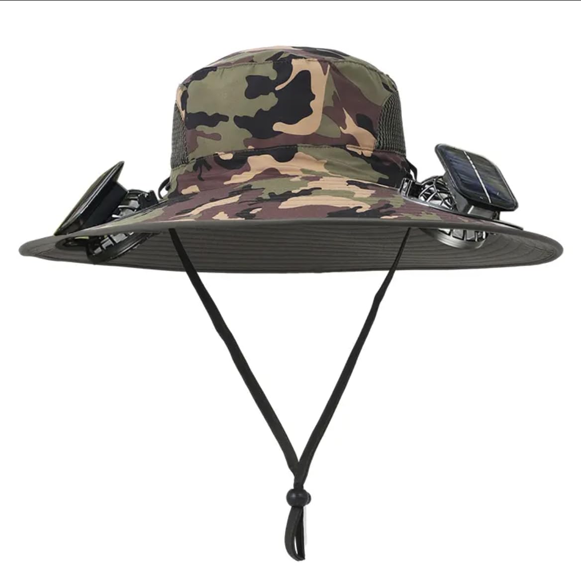 Built-in 800mAh rechargeable battery and solar charging panel