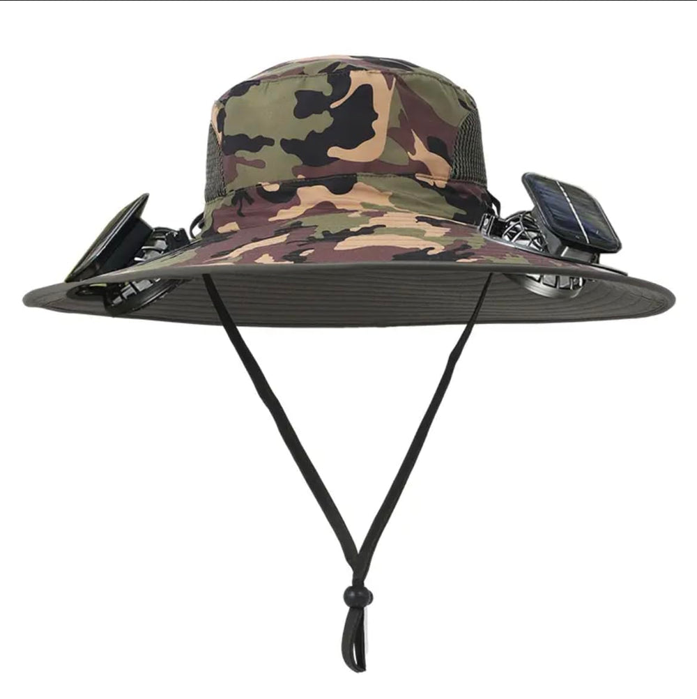 Built-in 800mAh rechargeable battery and solar charging panel