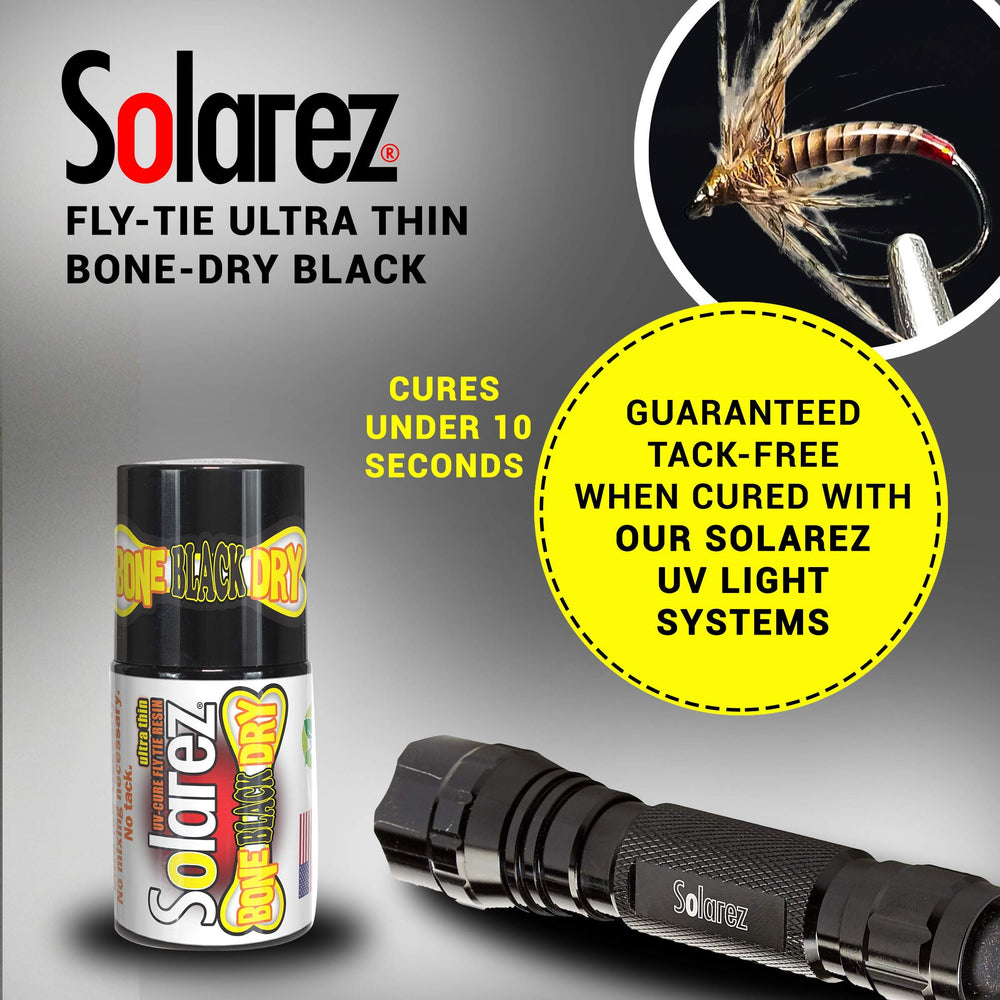 SOLAREZ Bone Dry Black packaging shows compact bottle design