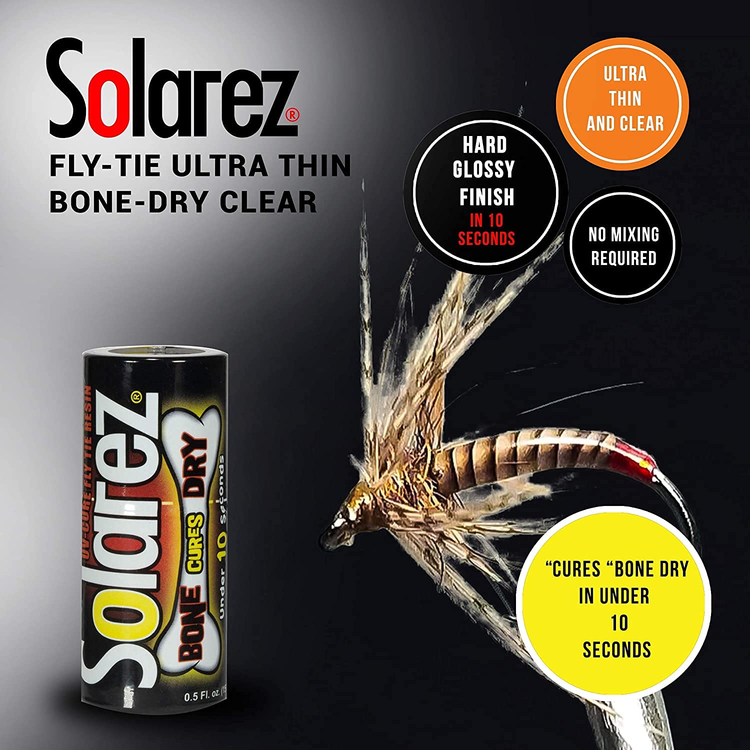 Eco-friendly and USA-made Solarez Bone Dry Clear