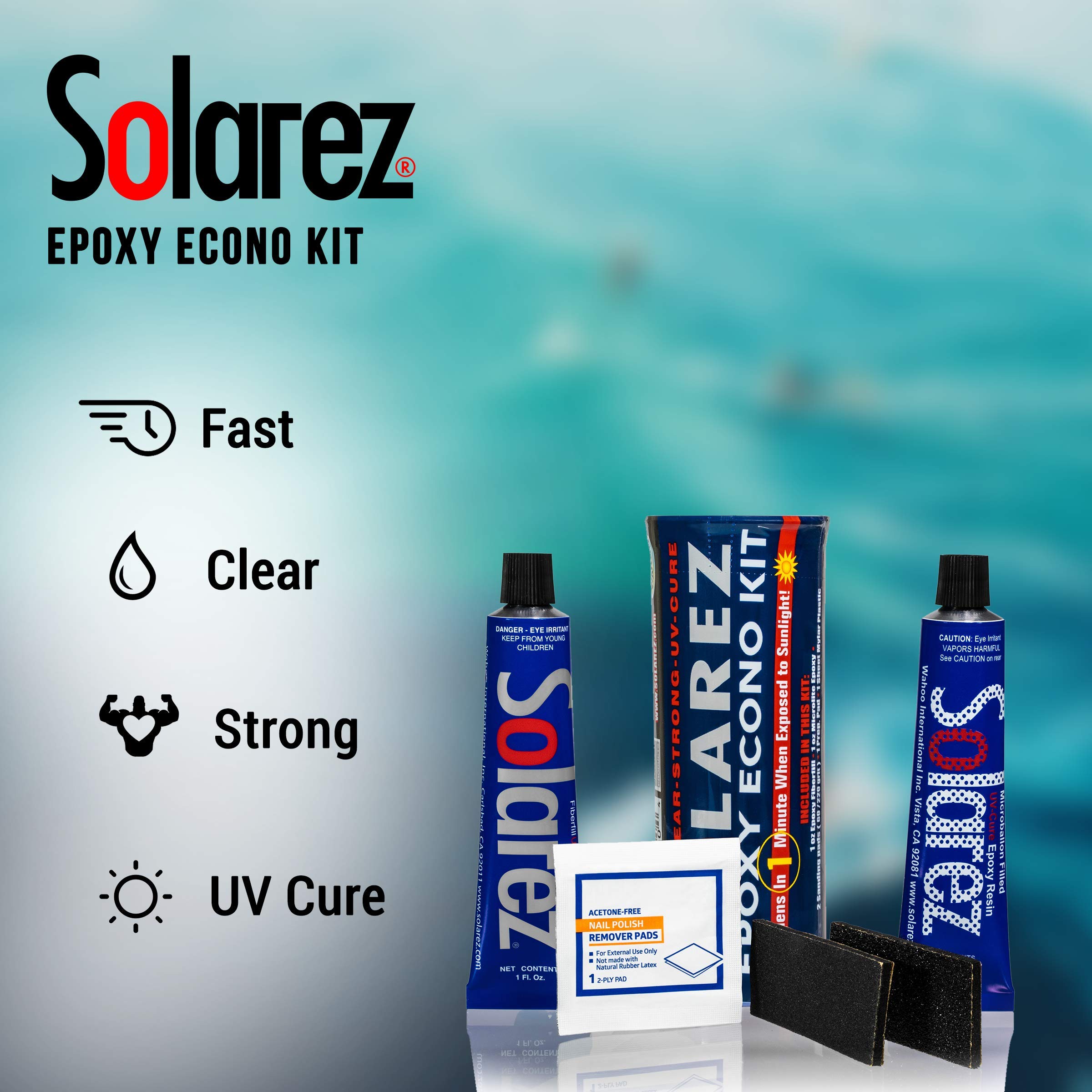 SOLAREZ Fiberfill Putty tube provides strong epoxy fills.