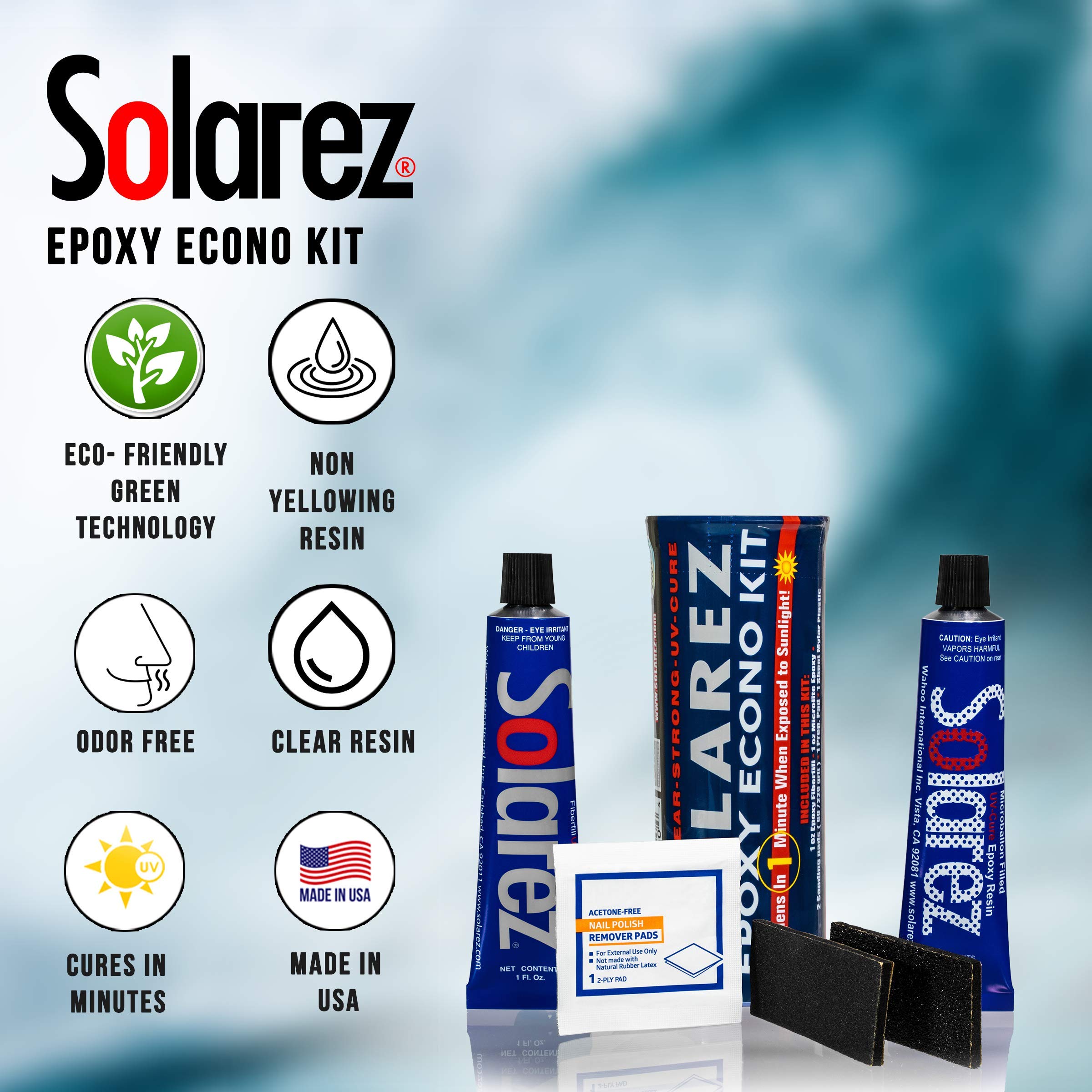 SOLAREZ Microlite Epoxy Putty tube ready for fast patching.