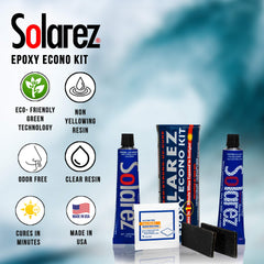 SOLAREZ Microlite Epoxy Putty tube ready for fast patching.