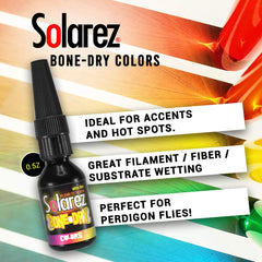 SOLAREZ fluorescent colors bottle highlighting daylight glow for visibility