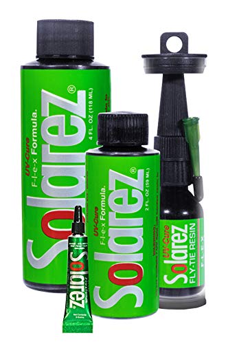 SOLAREZ Fly Tie Flex low odor formula for comfortable use.