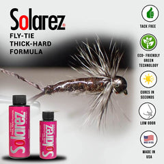 SOLAREZ UV cure in one minute under sunlight or UV flashlight.