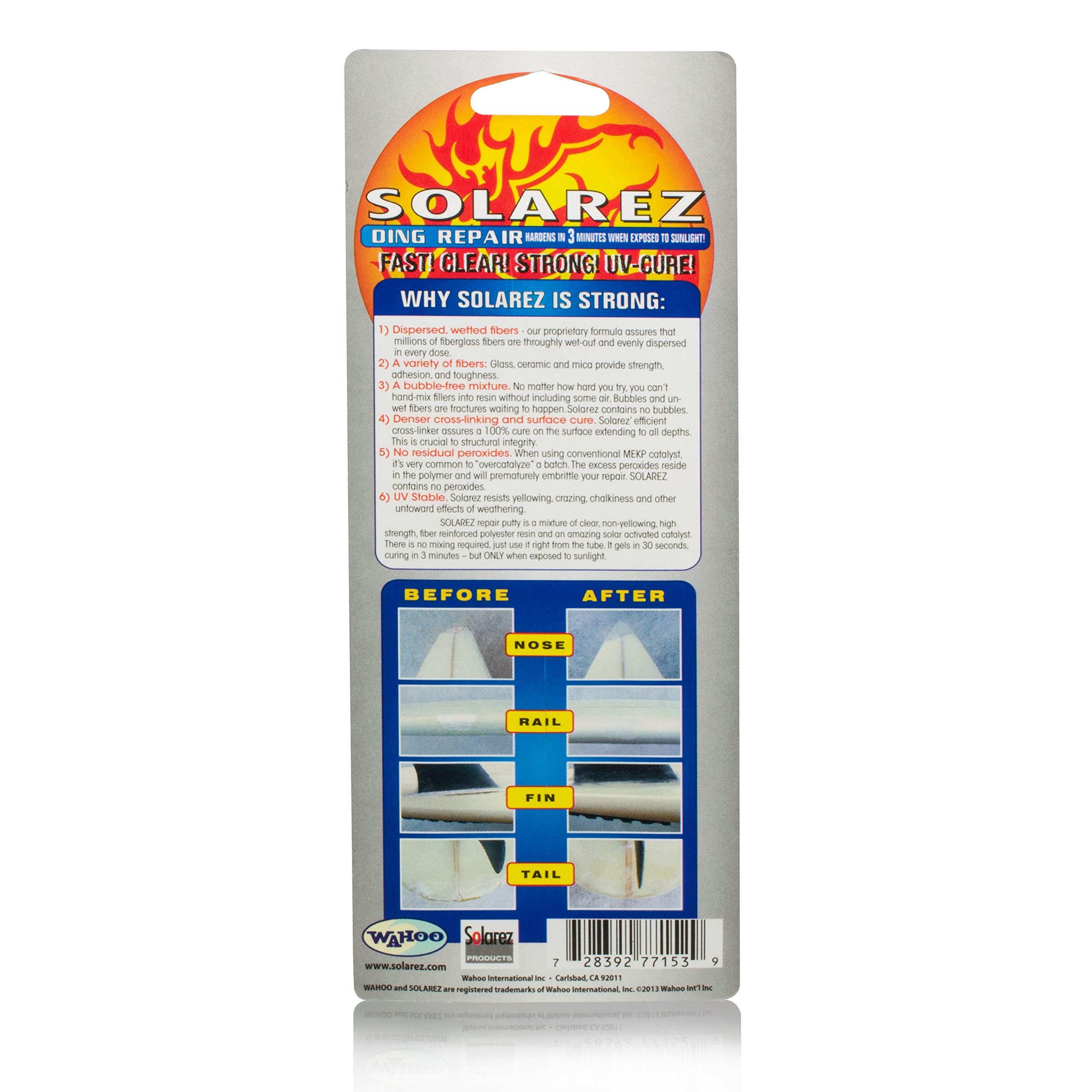 SOLAREZ Polyester Low Light compatibility for winter or low-UV scenarios and quick cures.