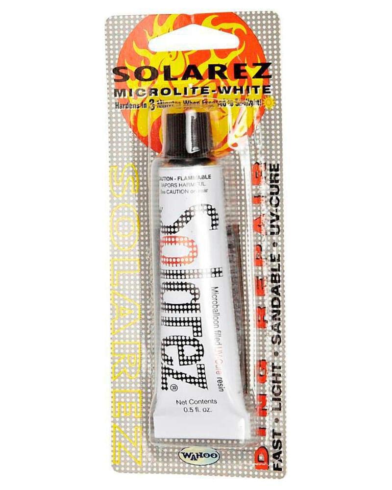 SOLAREZ Polyester Microlite bottle closeup, highlighting rapid UV cure capability.