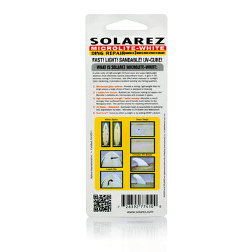 Solarez Polyester Microlite surfboard repair kit ready to use