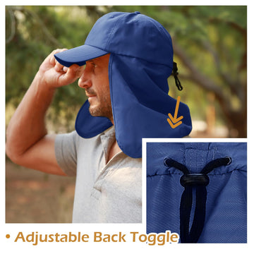 Solaris sun hat on head offers lightweight breathable comfort