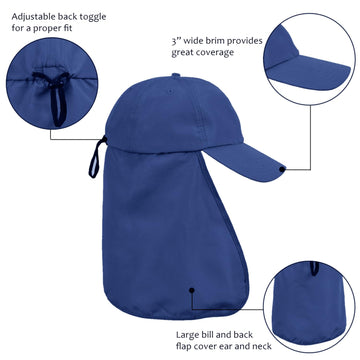 Solaris sun hat windproof and breathable for windy days