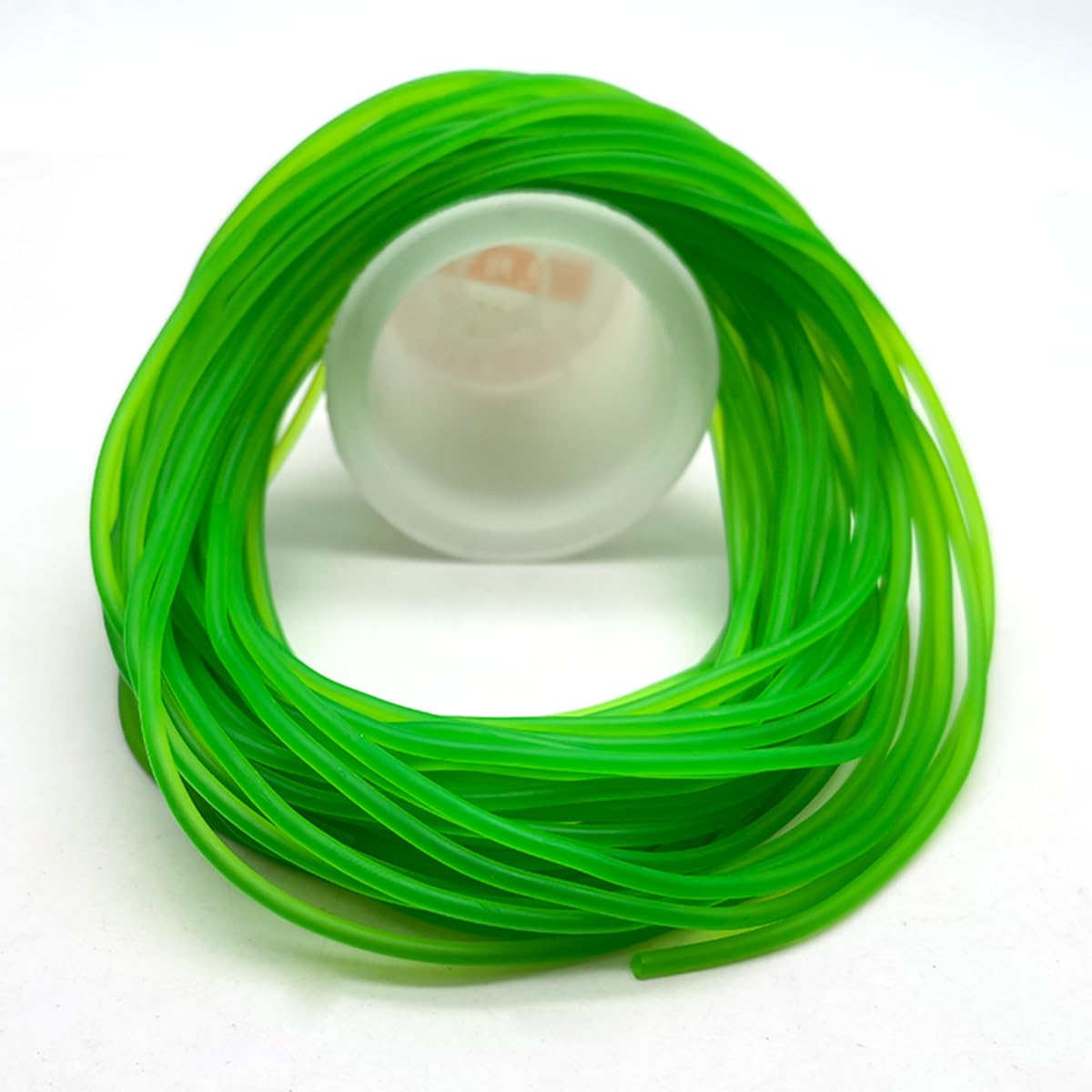 32.8ft 2mm solid rubber fishing line in red color
