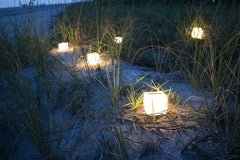 Solight Design SolarPuff lantern requiring no inflation for instant setup.