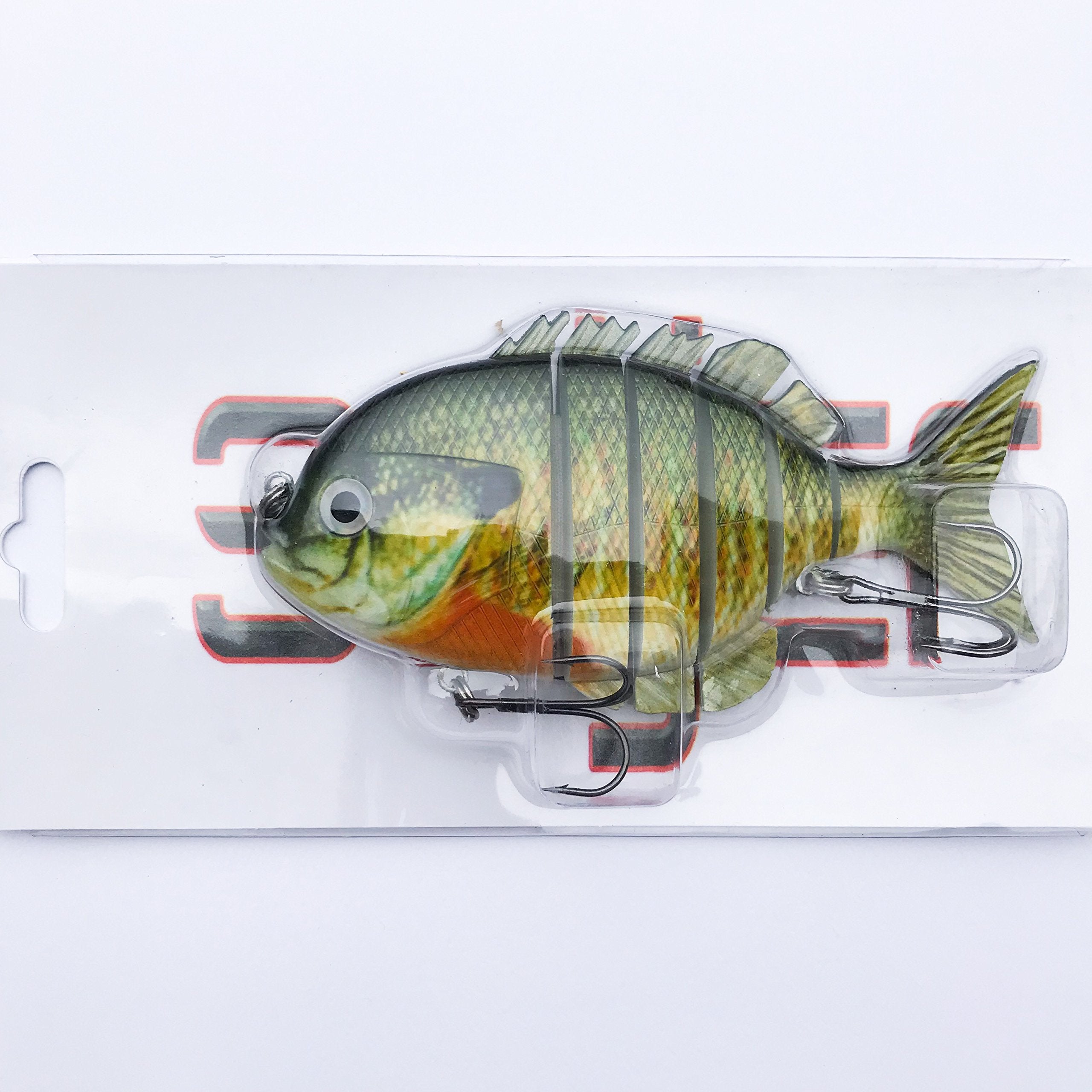 Soljer Blue Gill Swimbait 6in display image for effective bass fishing setup