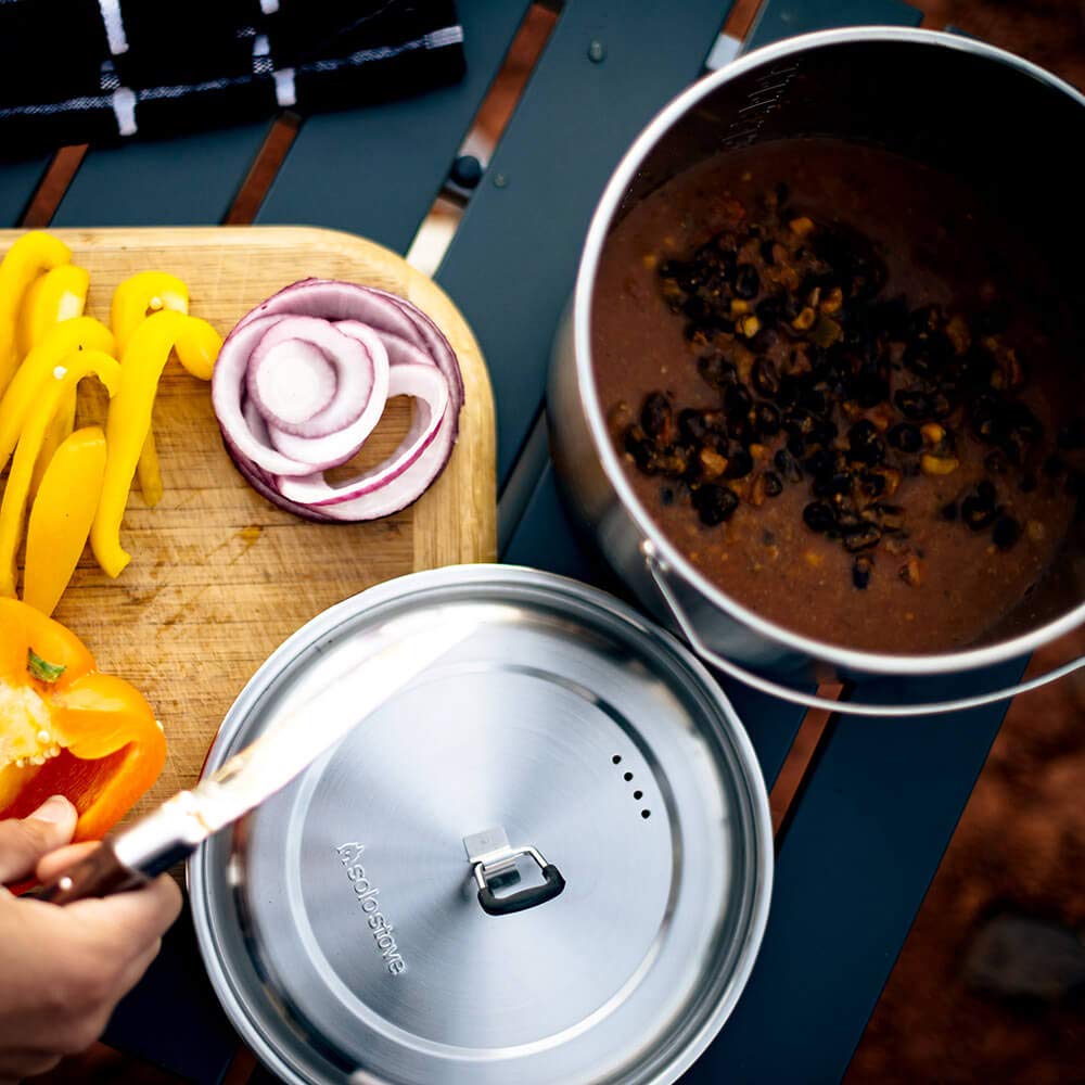 Solo Stove 2 Pot Set ideal for backpacking and camping.