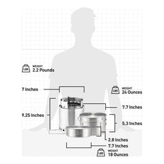 Solo Stove boiling water 34 oz in 2-4 minutes for quick meals.