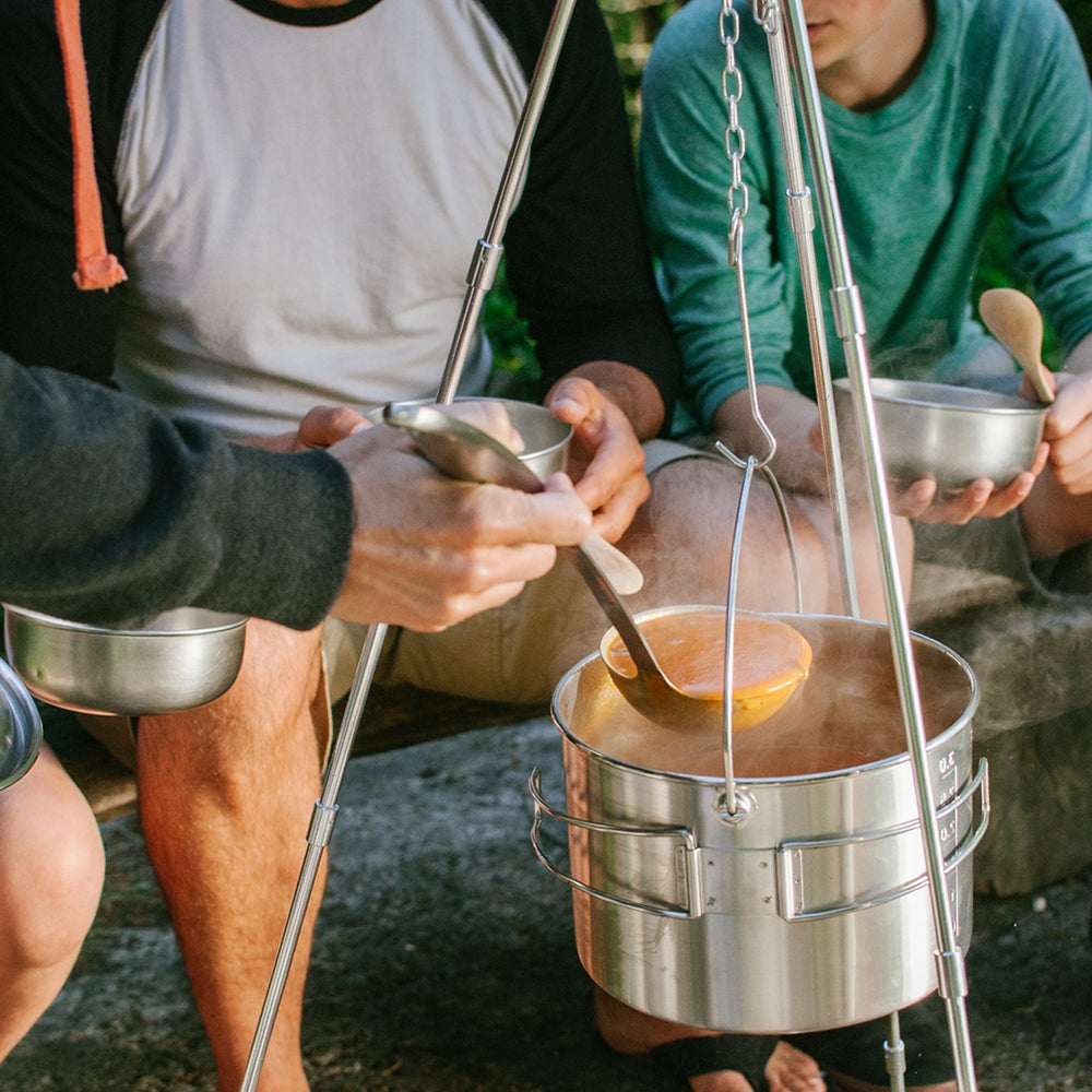 Solo Stove natural-fuel use from twigs and leaves supports eco-friendly cooking.