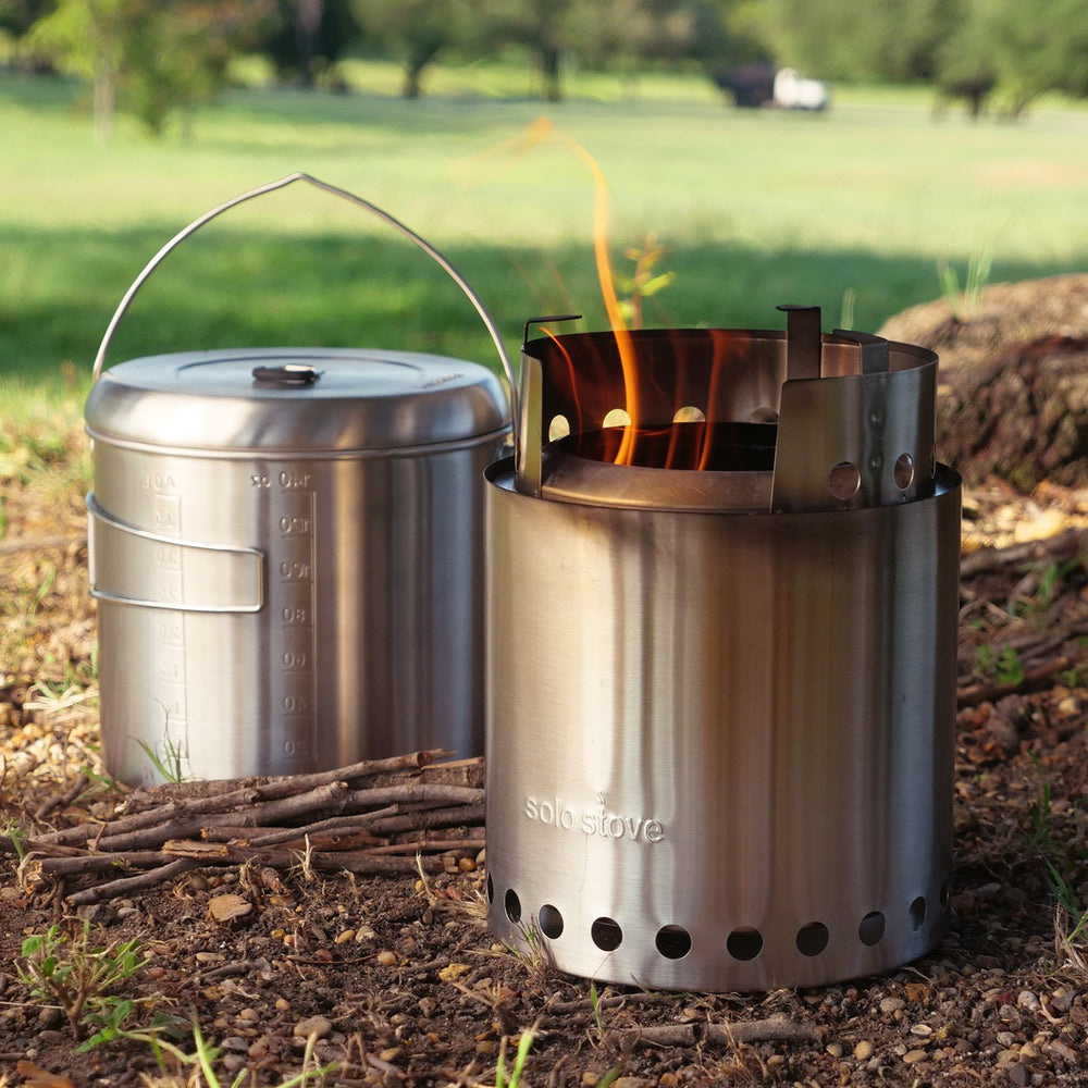 Solo Stove Pot 4000 compact design ideal for backpacking.