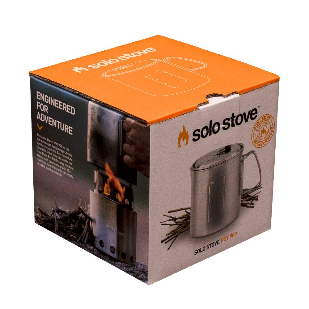 Solo Stove Solo Pot 900 nests with Solo Stove Lite to save space