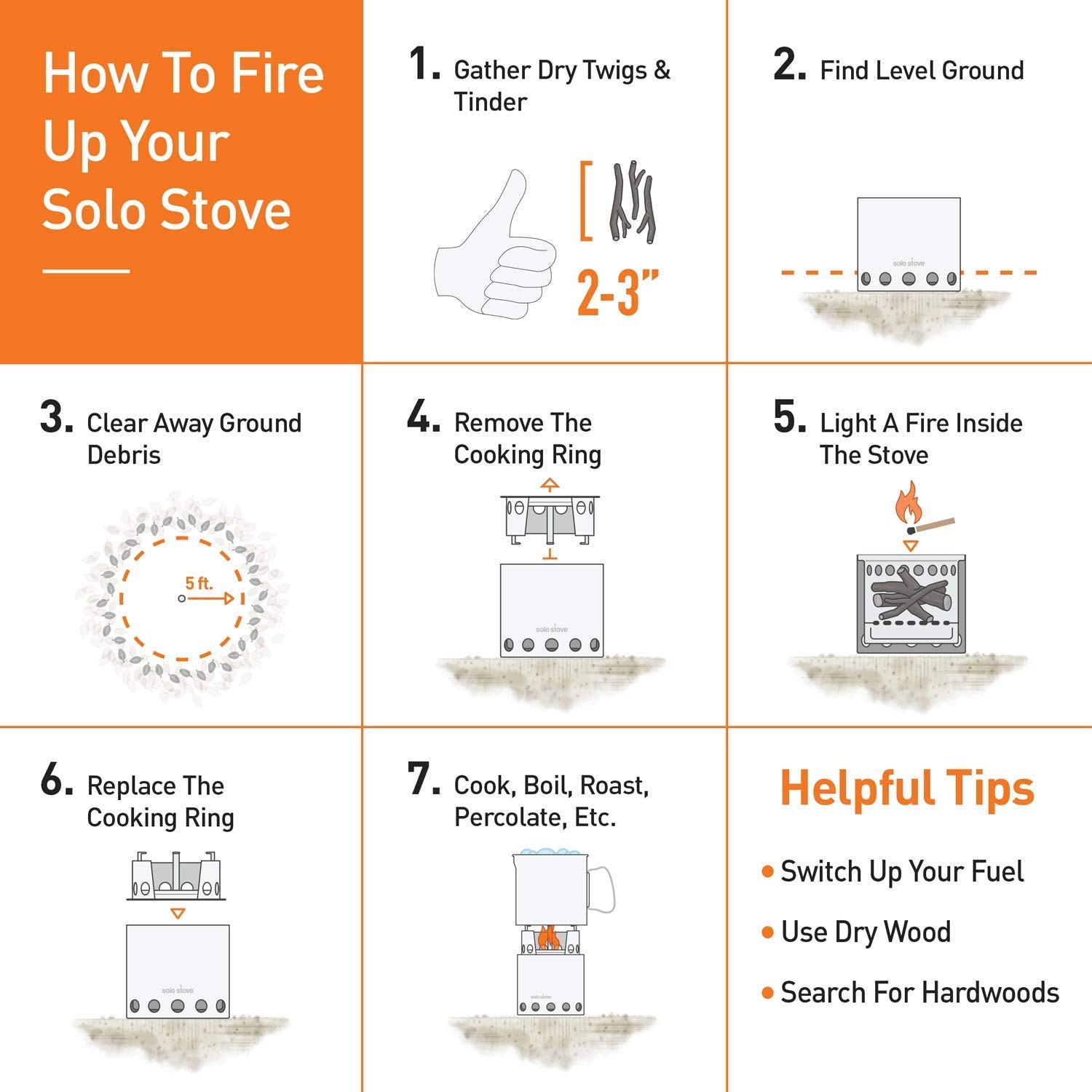 Solo Stove Titan air ventilation system enhances flame efficiency outdoors