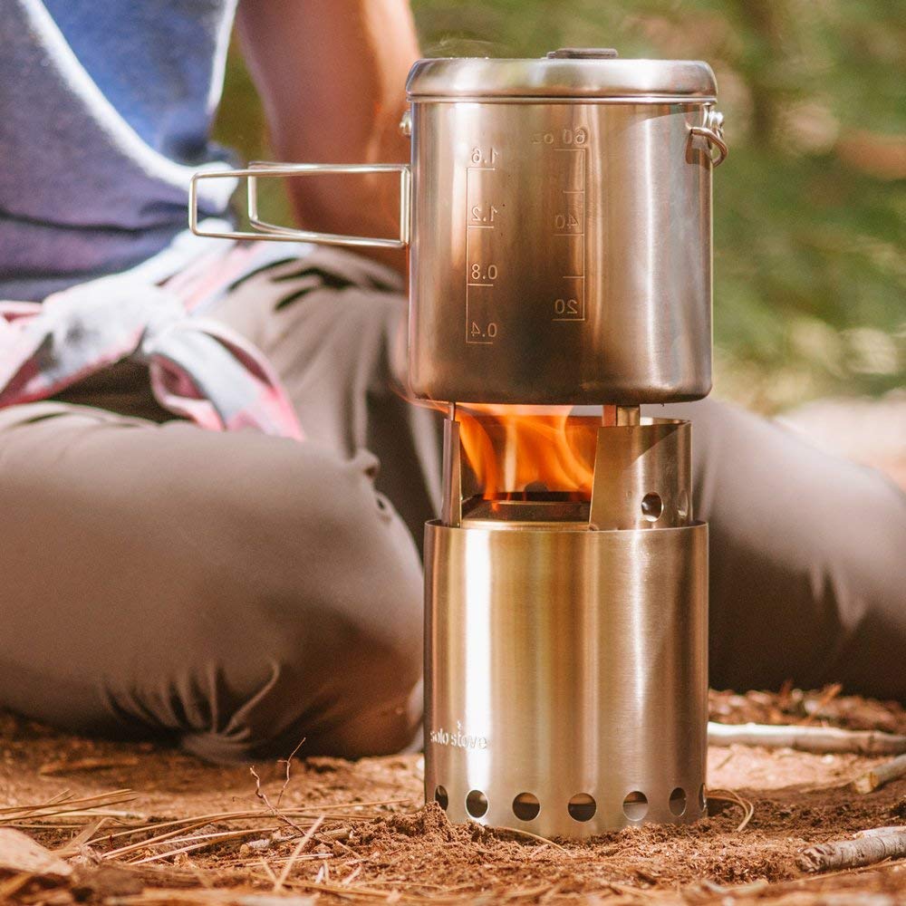 Solo Stove Titan nylon stuff sack included for compact storage