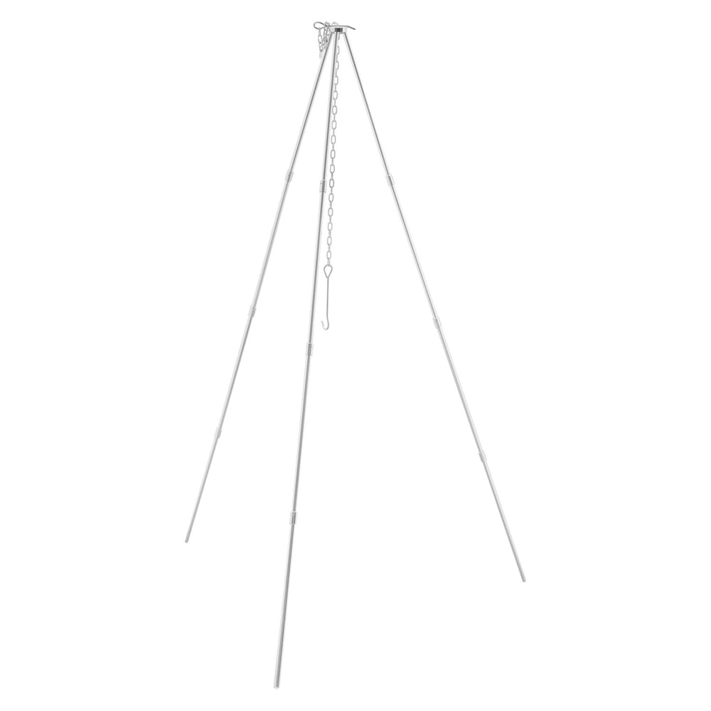 Solo Stove tripod compact folded for lightweight backpacking and easy setup.