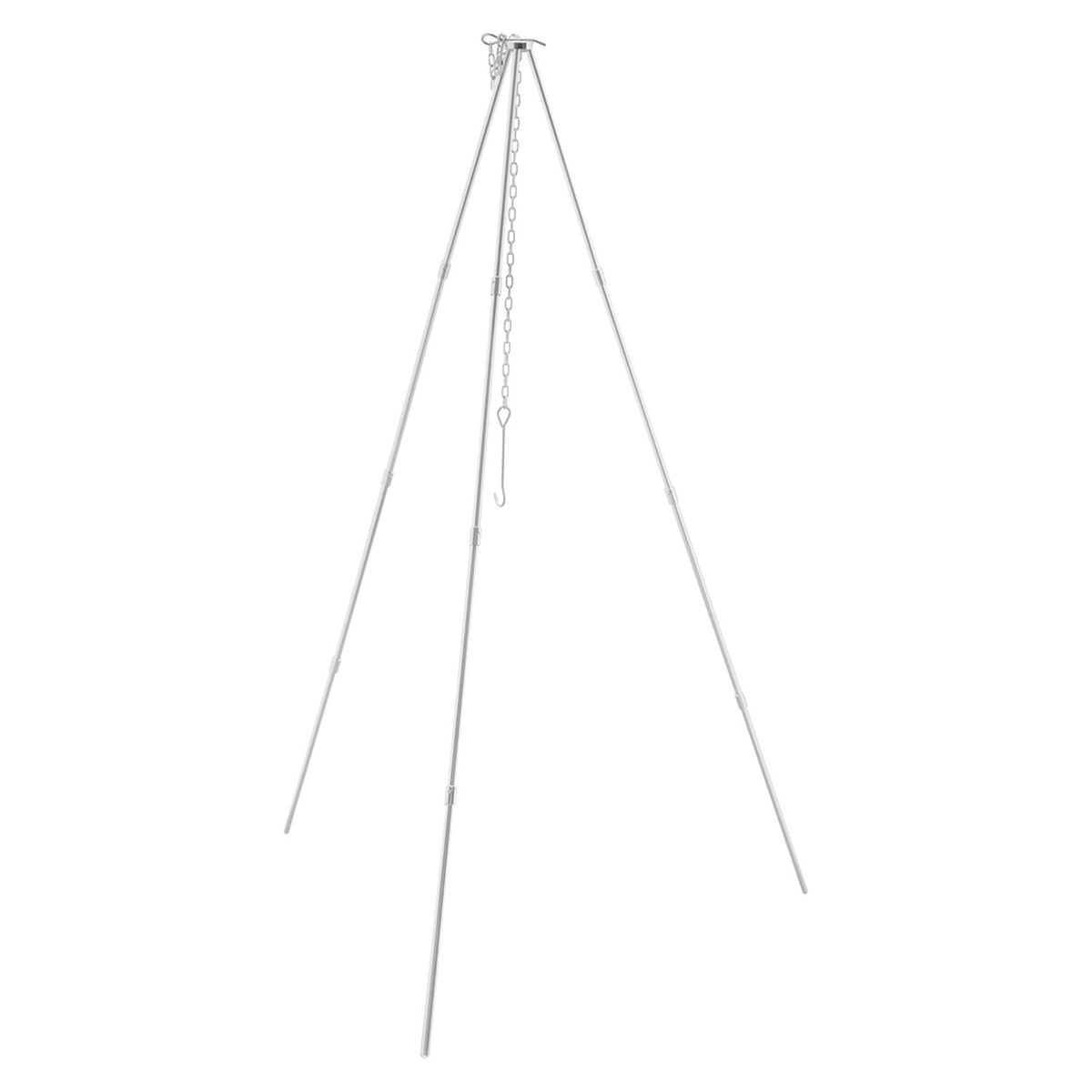 Solo Stove tripod compact folded for lightweight backpacking and easy setup.