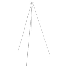 Solo Stove tripod compact folded for lightweight backpacking and easy setup.