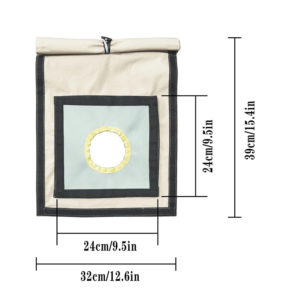 Installation of SoloWilder stove jack with a hole cut in tent fabric