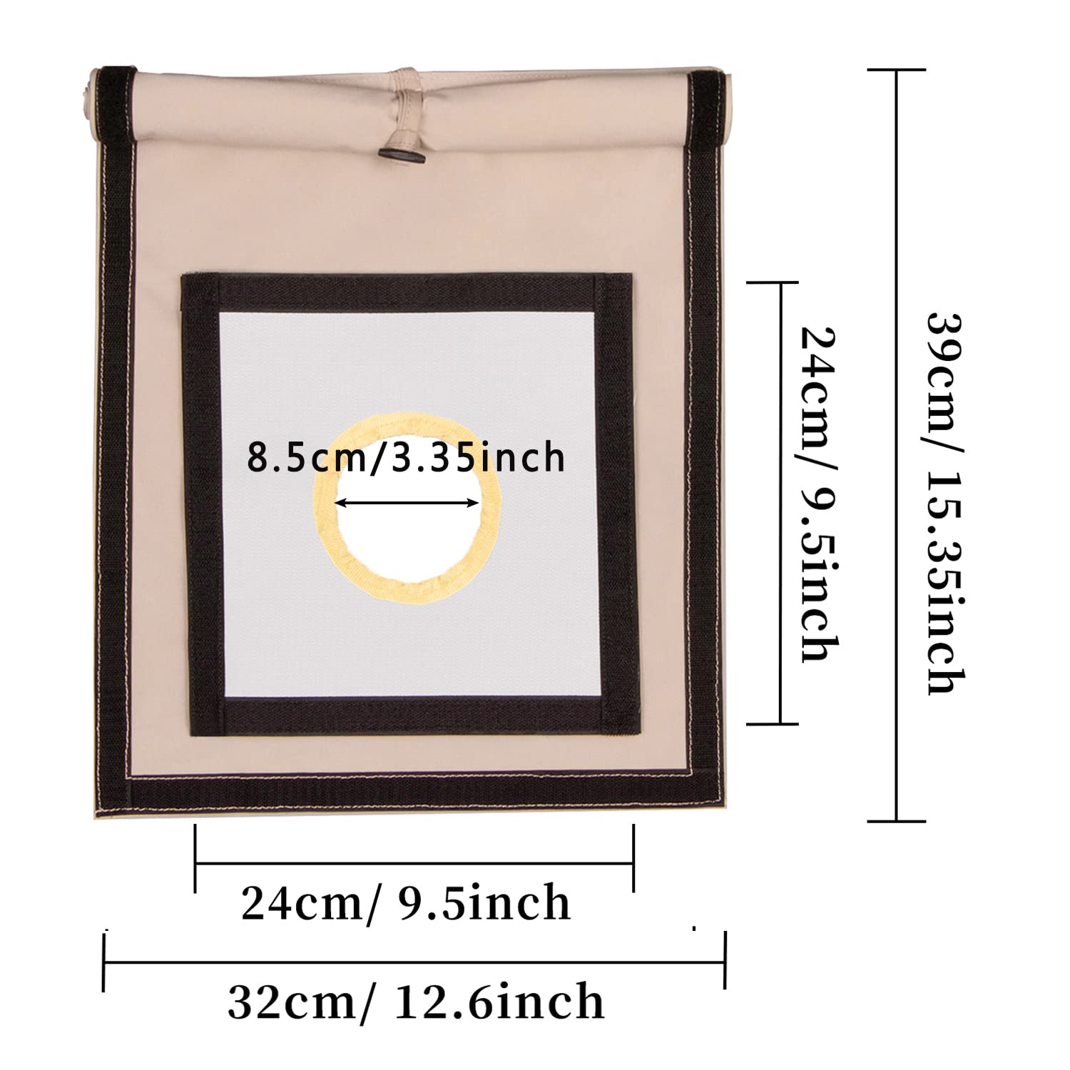 SoloWilder stove jack rain flap protects interior from wet weather while venting heat.