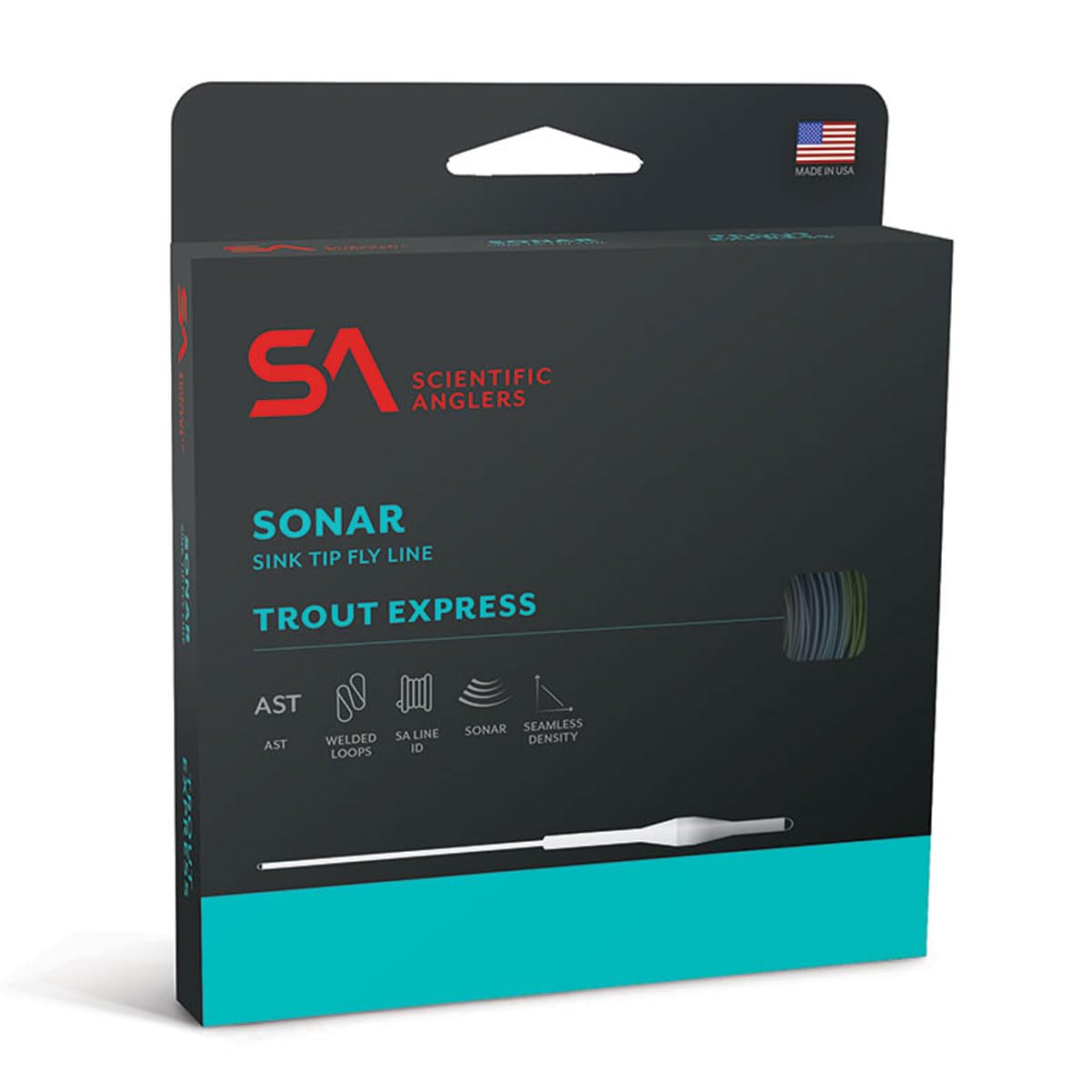 Scientific Anglers SA Sonar Trout Express Fly Line 185 Grain on white background