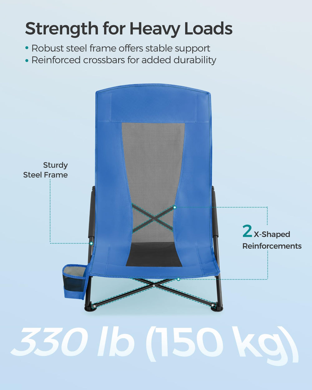 SONGMICS padded armrests cushion arms for relaxed seating.