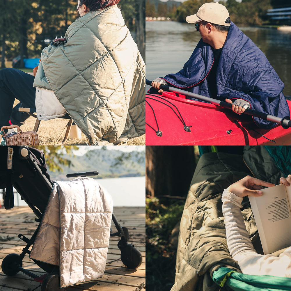 Sonive Blanket includes a drawstring bag for compact carry and storage.